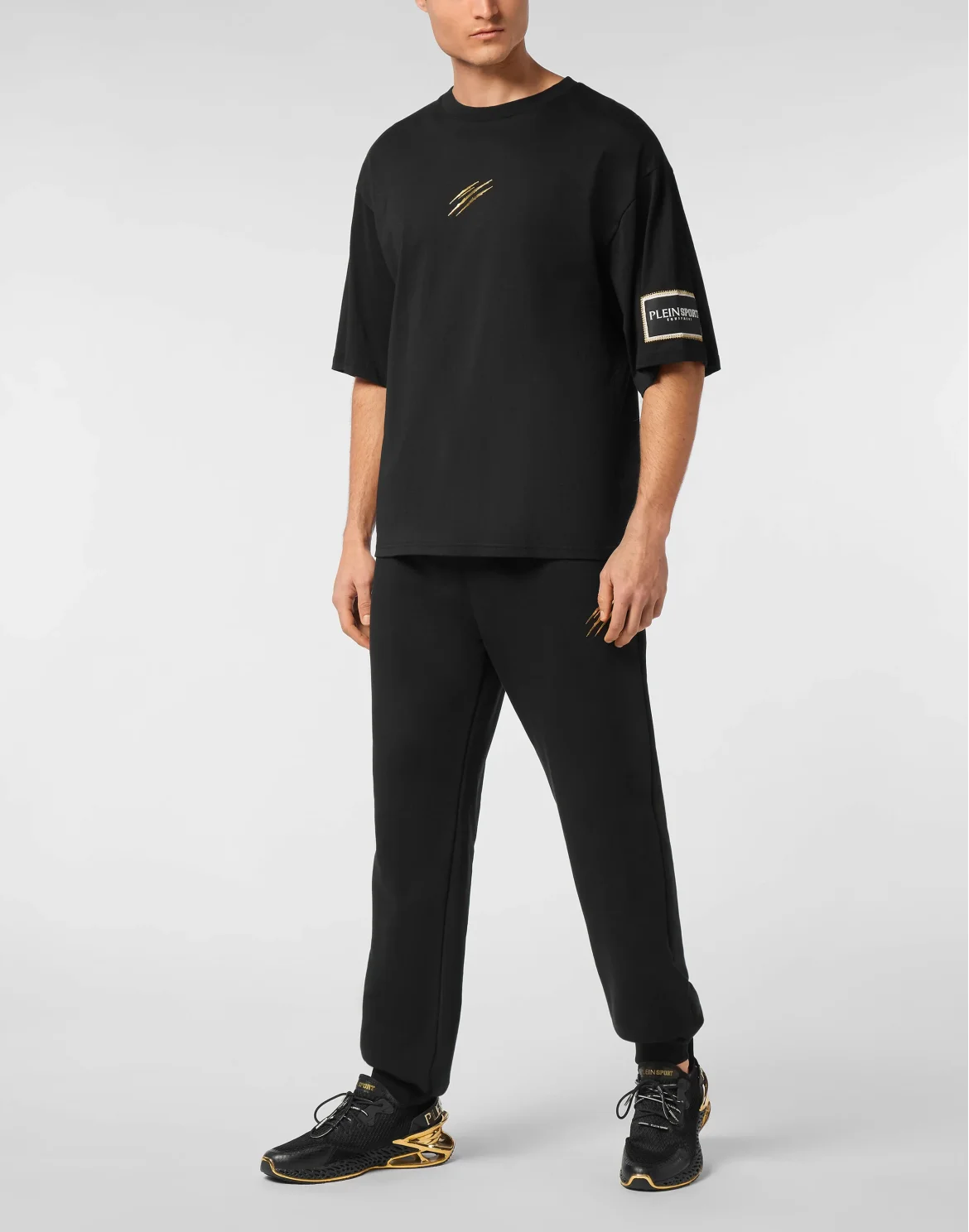 T-shirt Round Neck SS Label, цвет: Черный