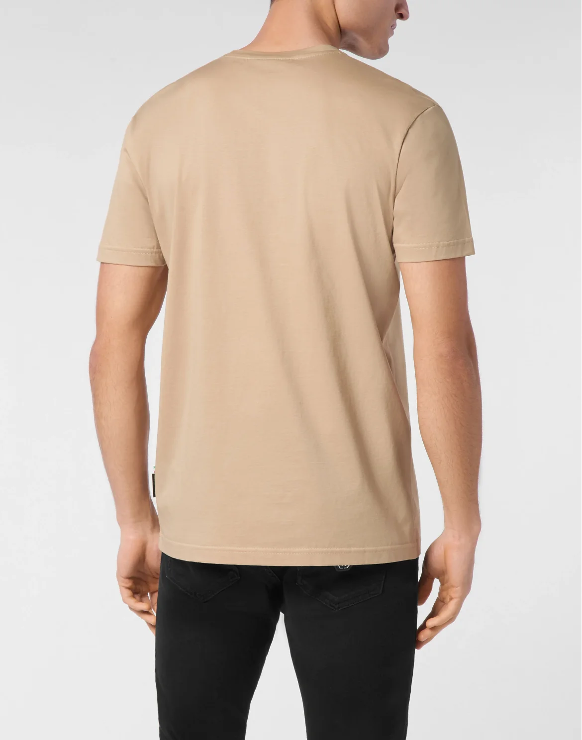 T-Shirt Round Neck Basic, цвет: Бежевый
