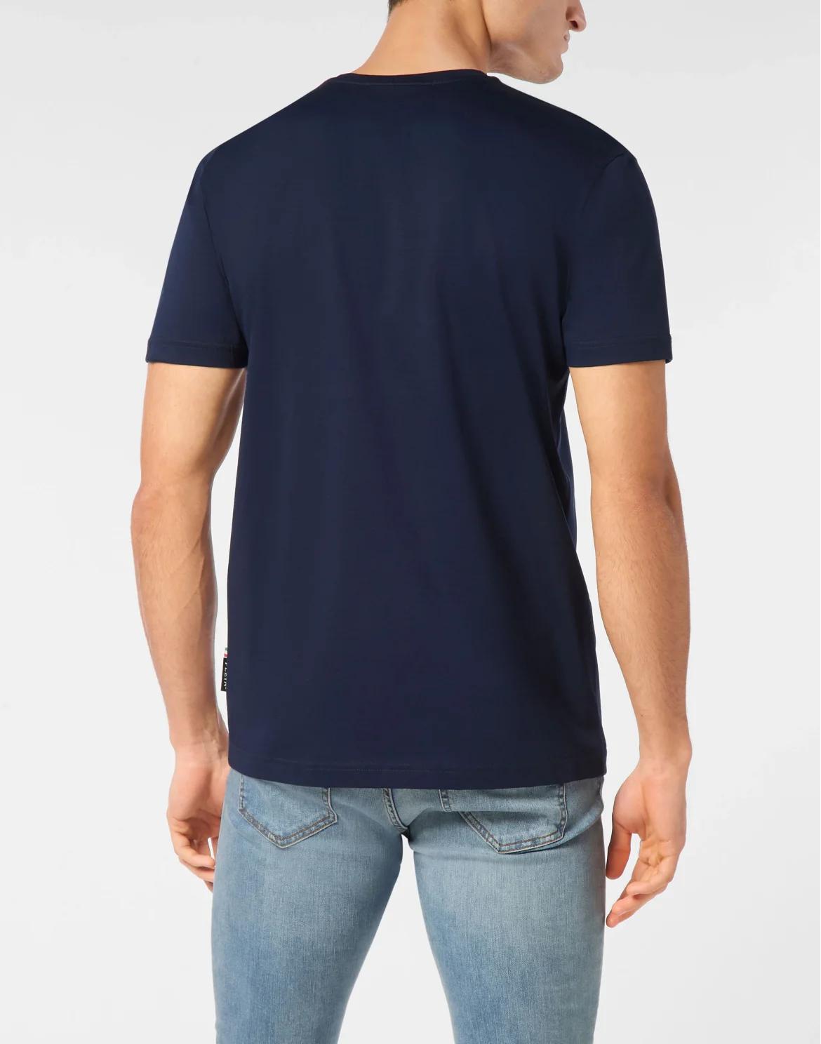 T-Shirt Round Neck Basic, цвет: Синий