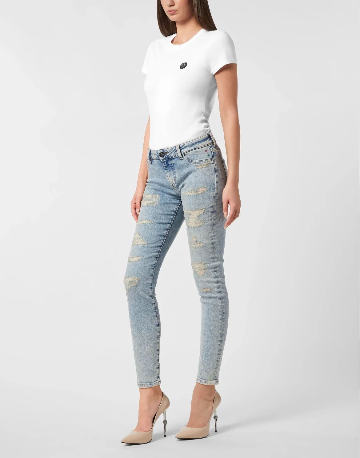 Vintage Jeggings, цвет: Голубой