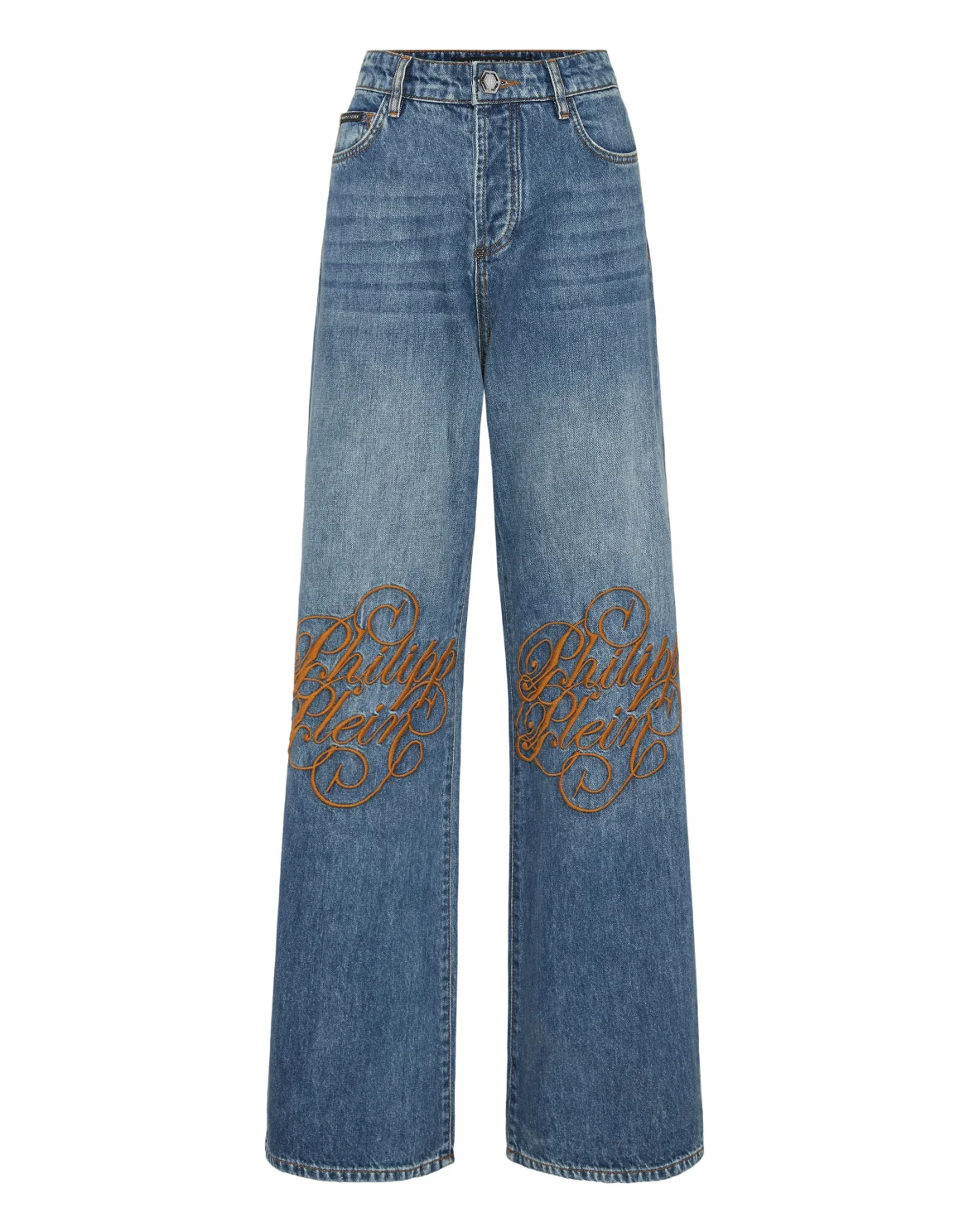 Denim Trousers Skater Fit Logo, цвет: Синий