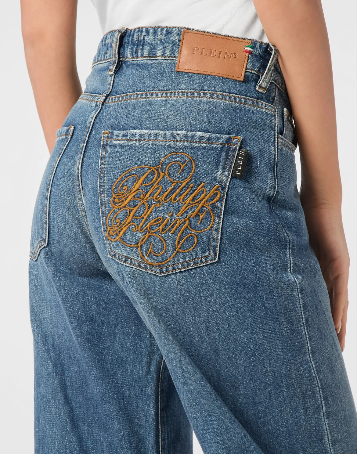 Denim Trousers Skater Fit Logo, цвет: Синий