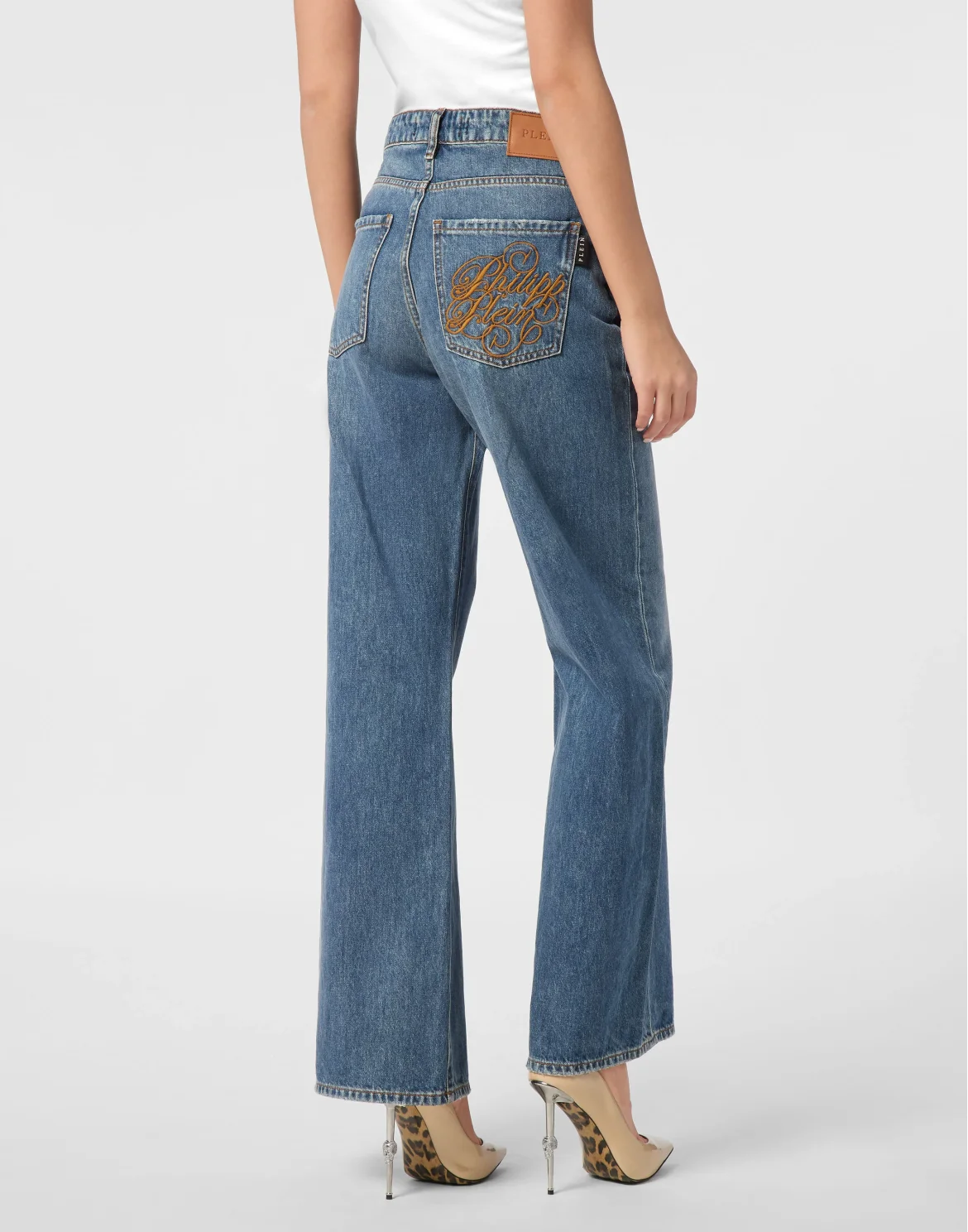Denim Trousers Skater Fit Logo, цвет: Синий