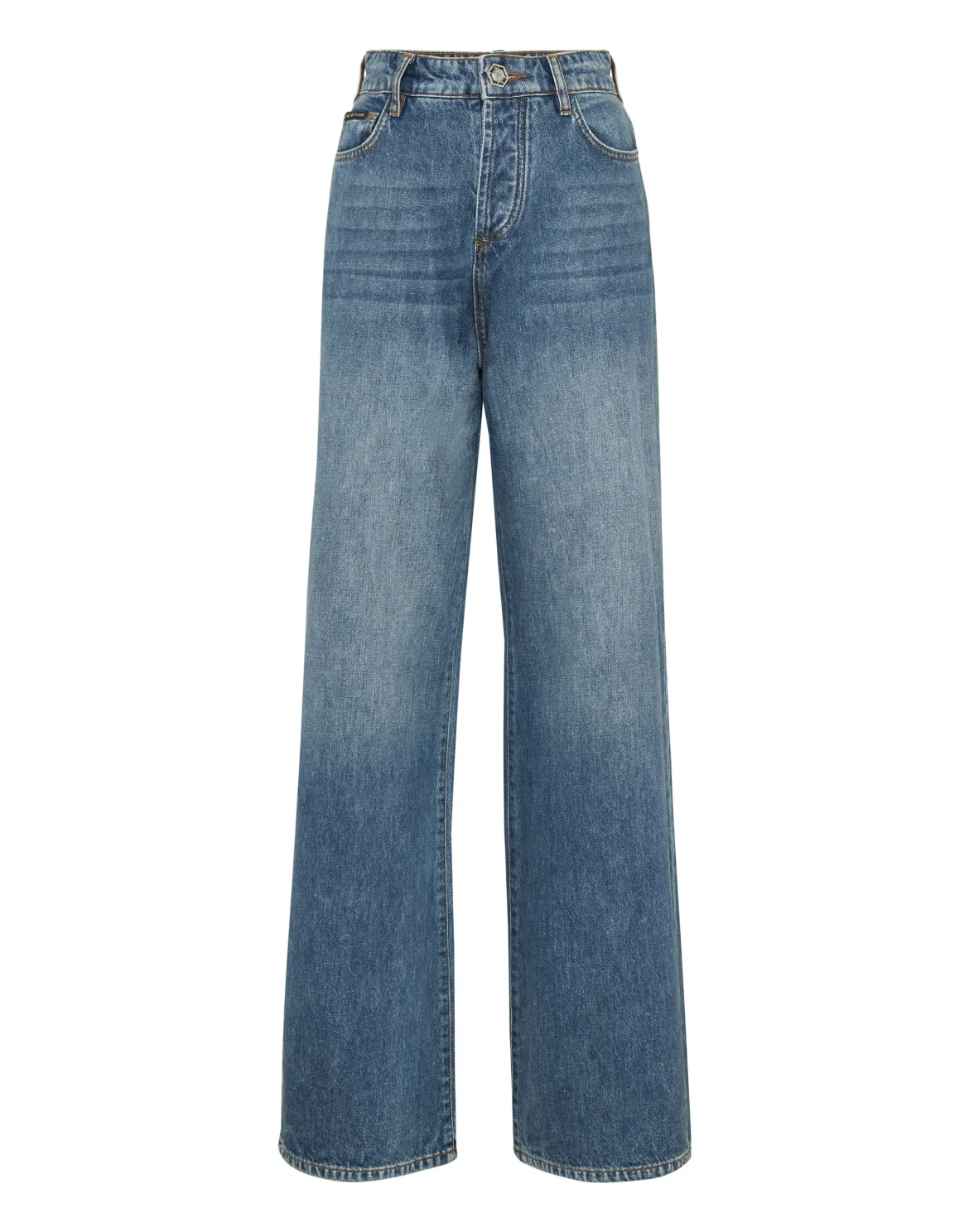 Denim Trousers Skater Fit Logo, цвет: Синий