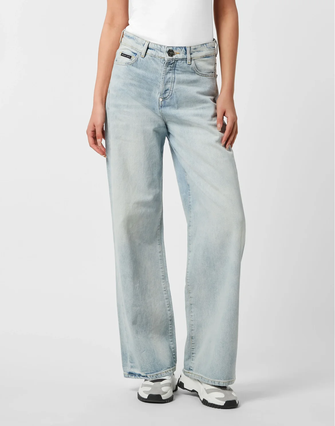 Denim Trousers Skater Fit Logo, цвет: Голубой