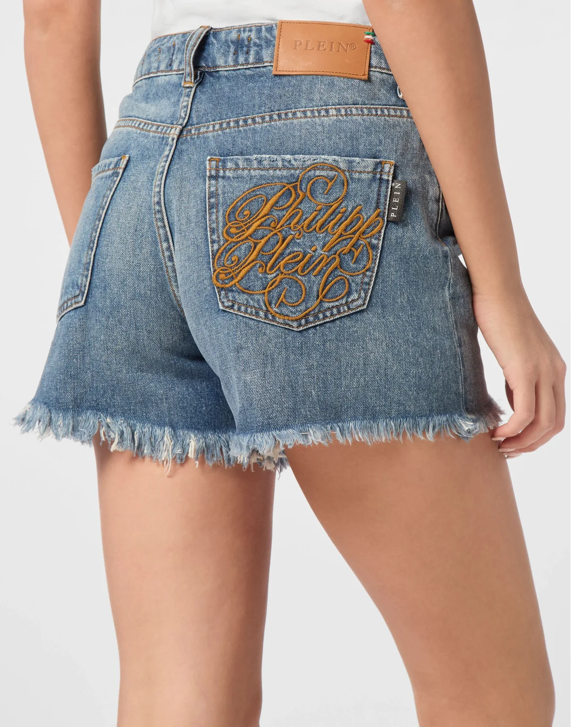 Denim Shorts Logo, цвет: Синий