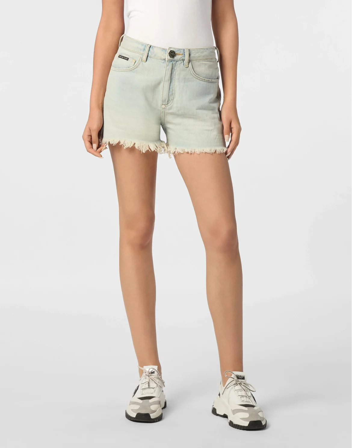 Denim Shorts Logo, цвет: Голубой