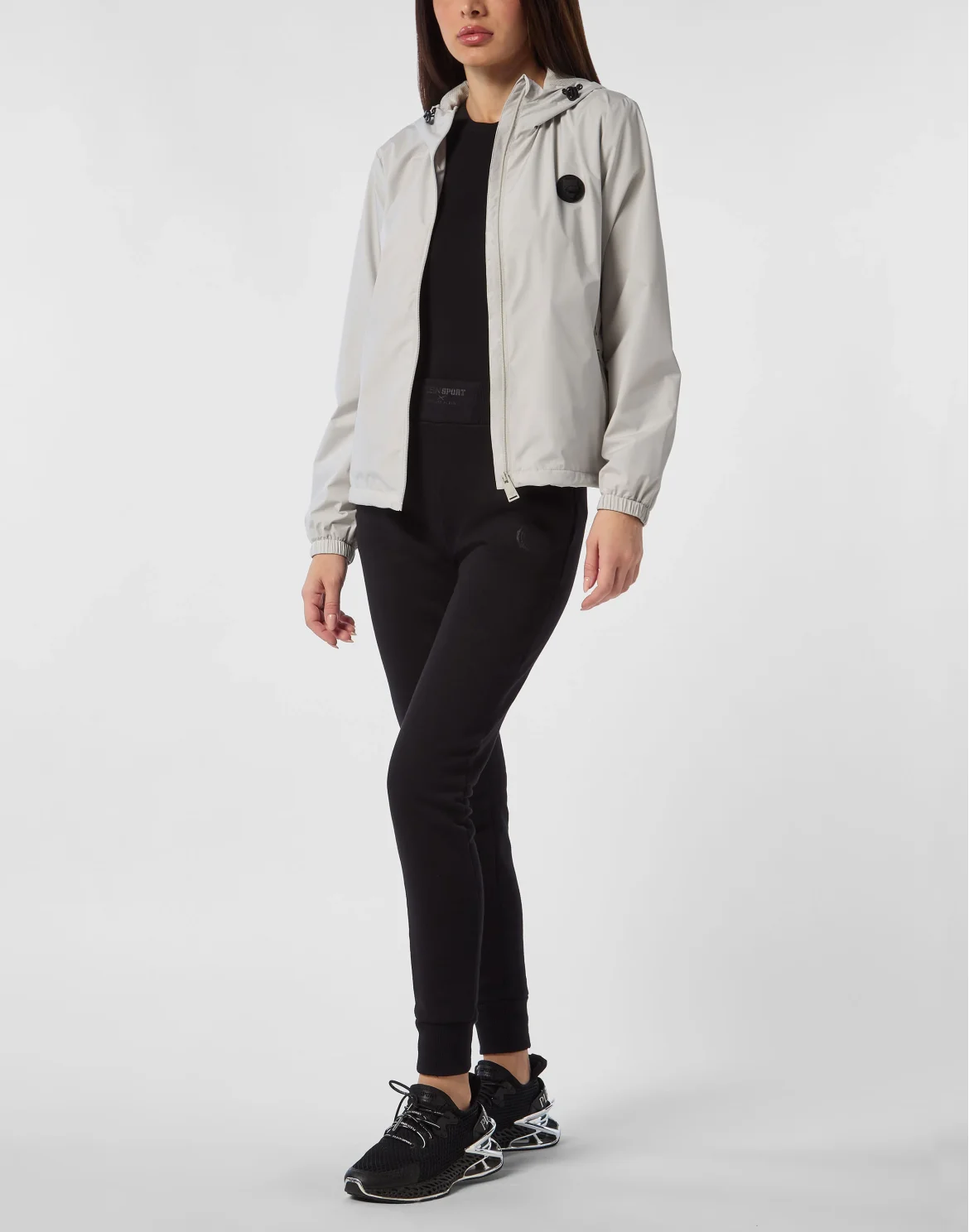 Hooded Lightweight Running Jacket LS, цвет: Серый