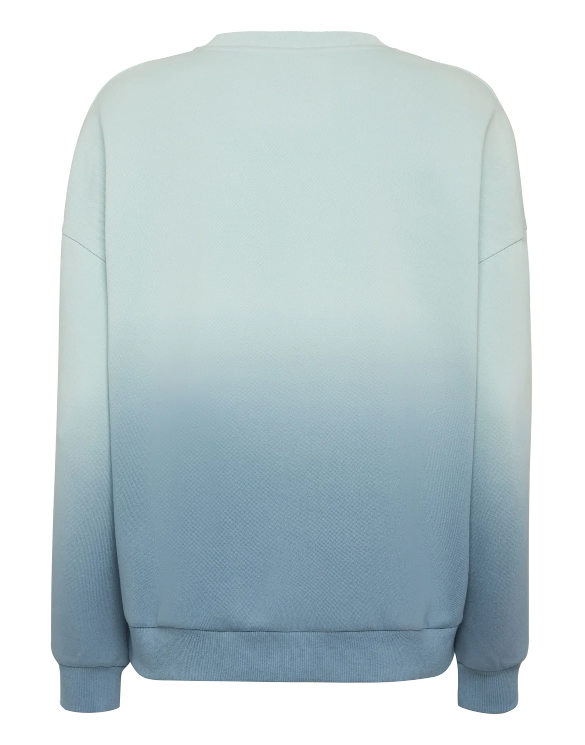 Oversize Hoodie Sweatshirt Degrade, цвет: Голубой