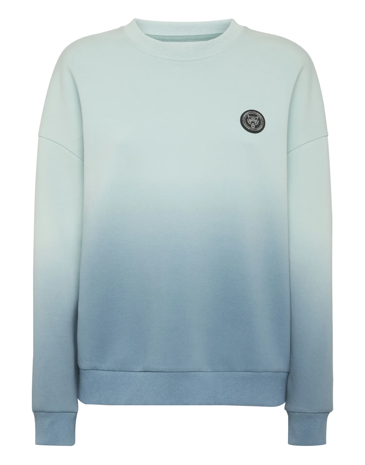Oversize Hoodie Sweatshirt Degrade, цвет: Голубой