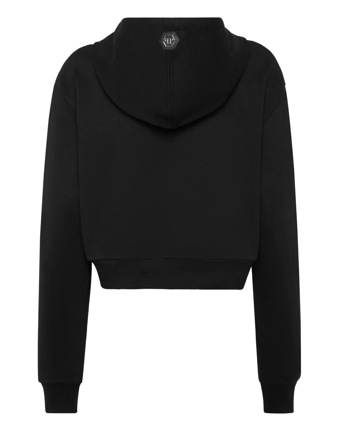 Hoodie sweatshirt Crop Strass, цвет: Черный