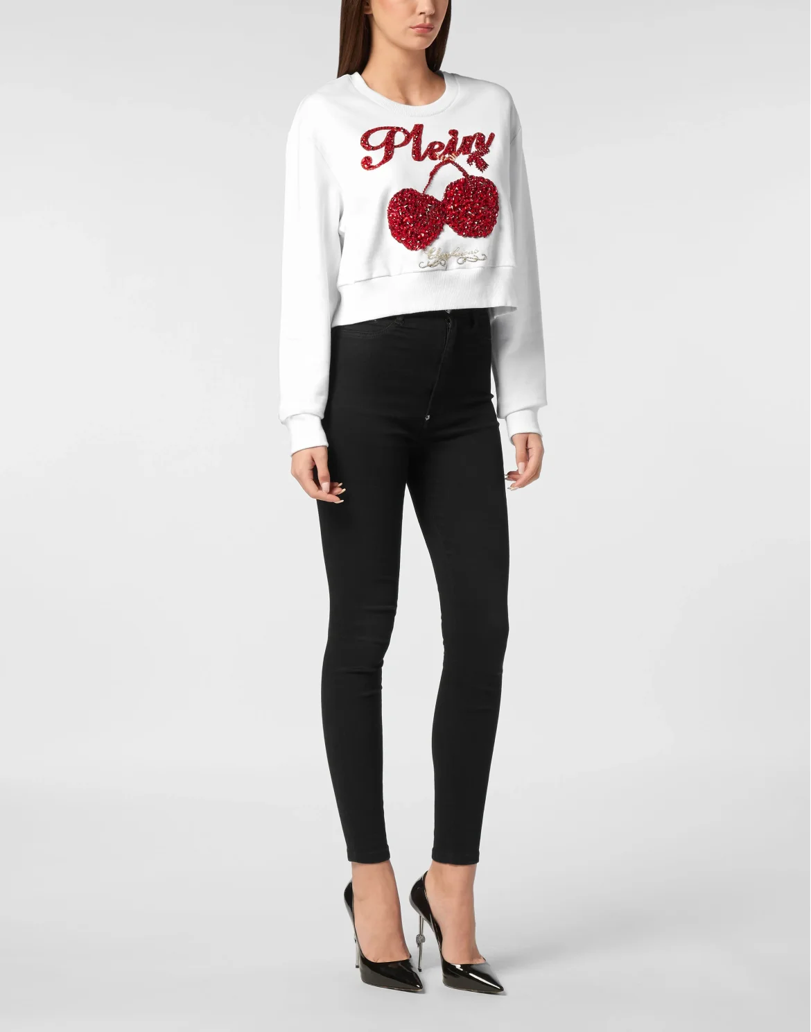 Sweatshirt LS Cherries, цвет: Белый