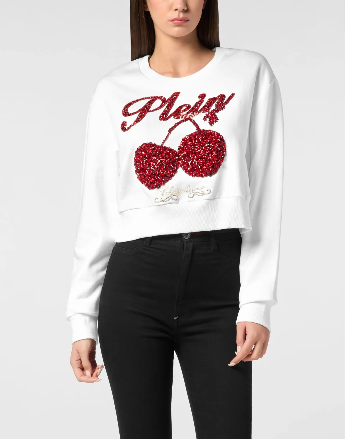 Sweatshirt LS Cherries, цвет: Белый