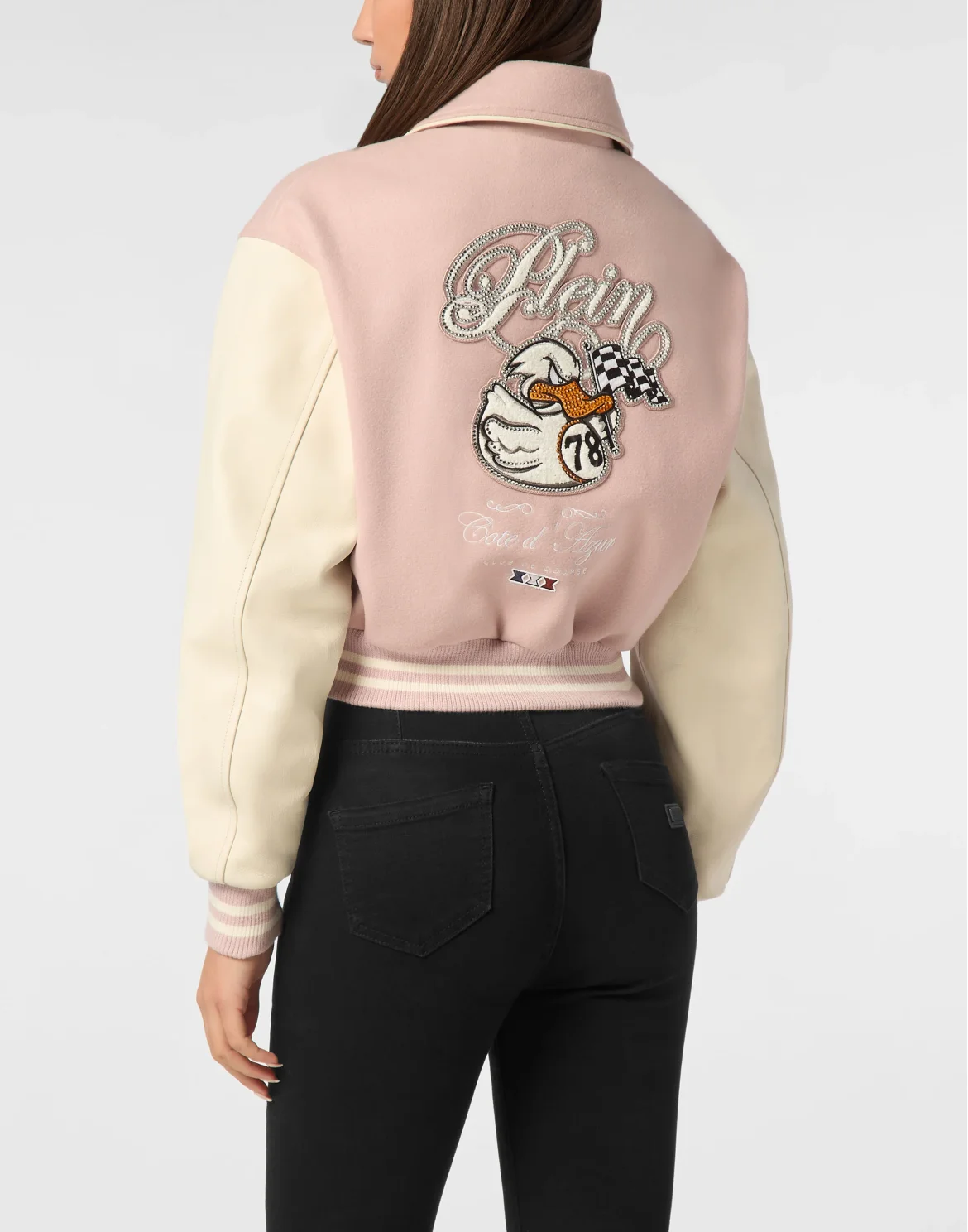 Bomber Jacket College PP Duck, цвет: Розовый