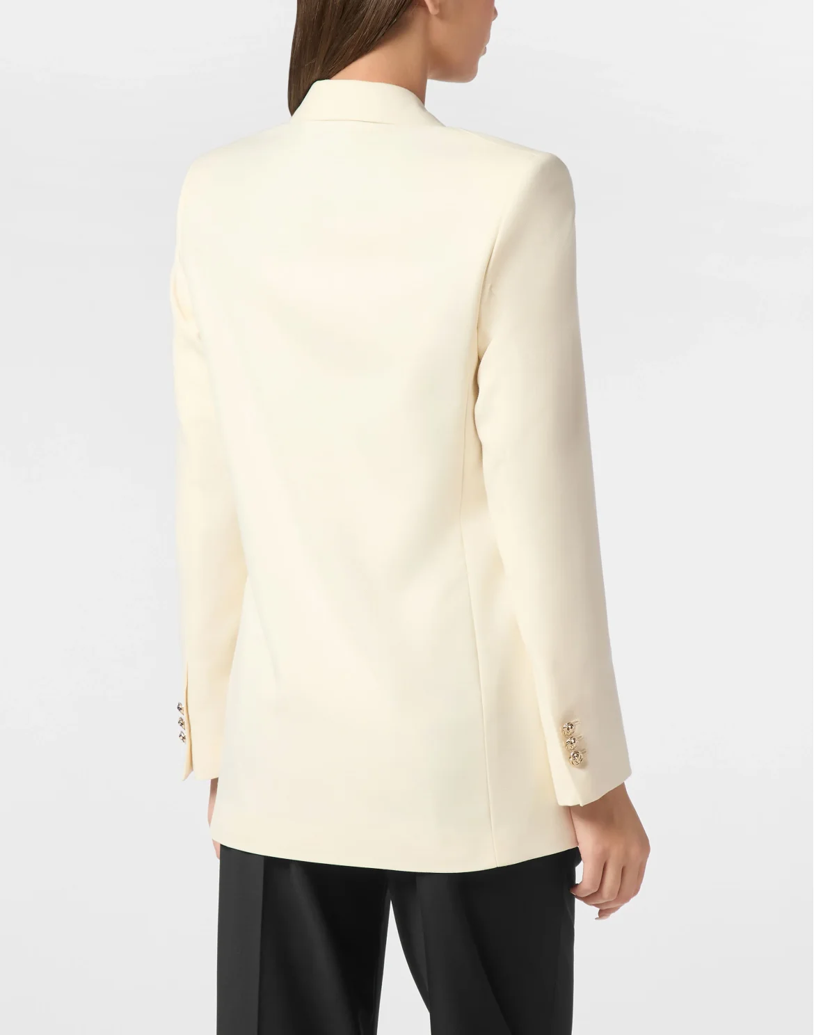 Racing Blazer Boyfriend Fit, цвет: Белый