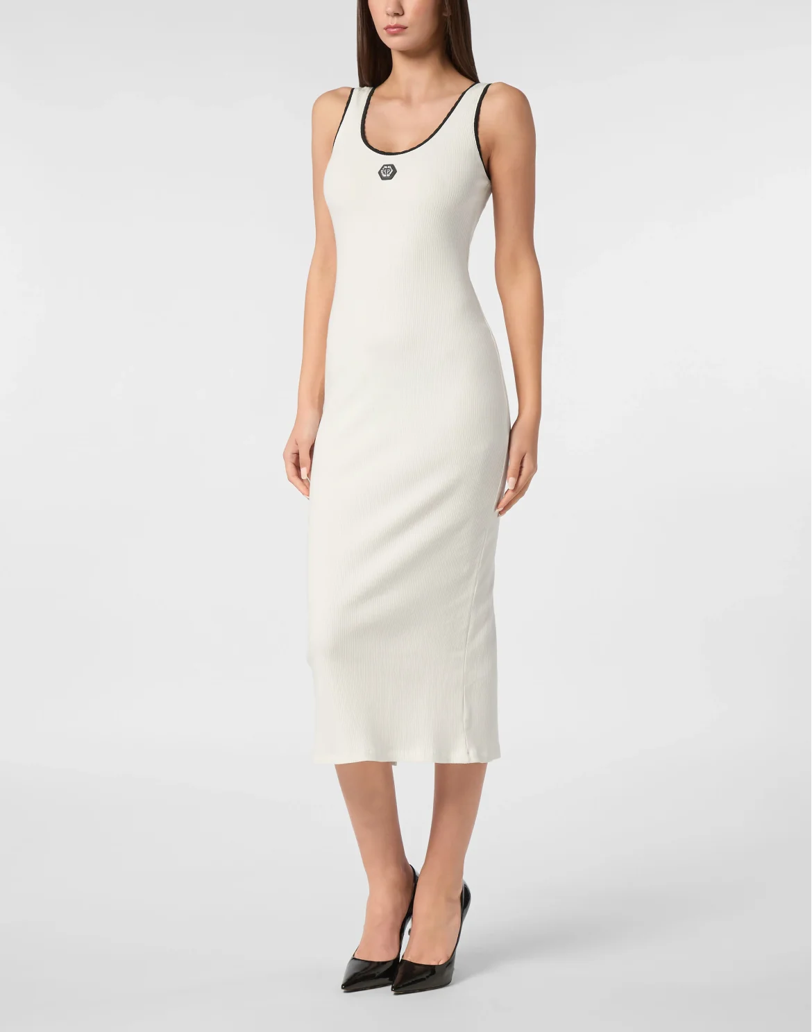Long Dress Rib, цвет: Бежевый