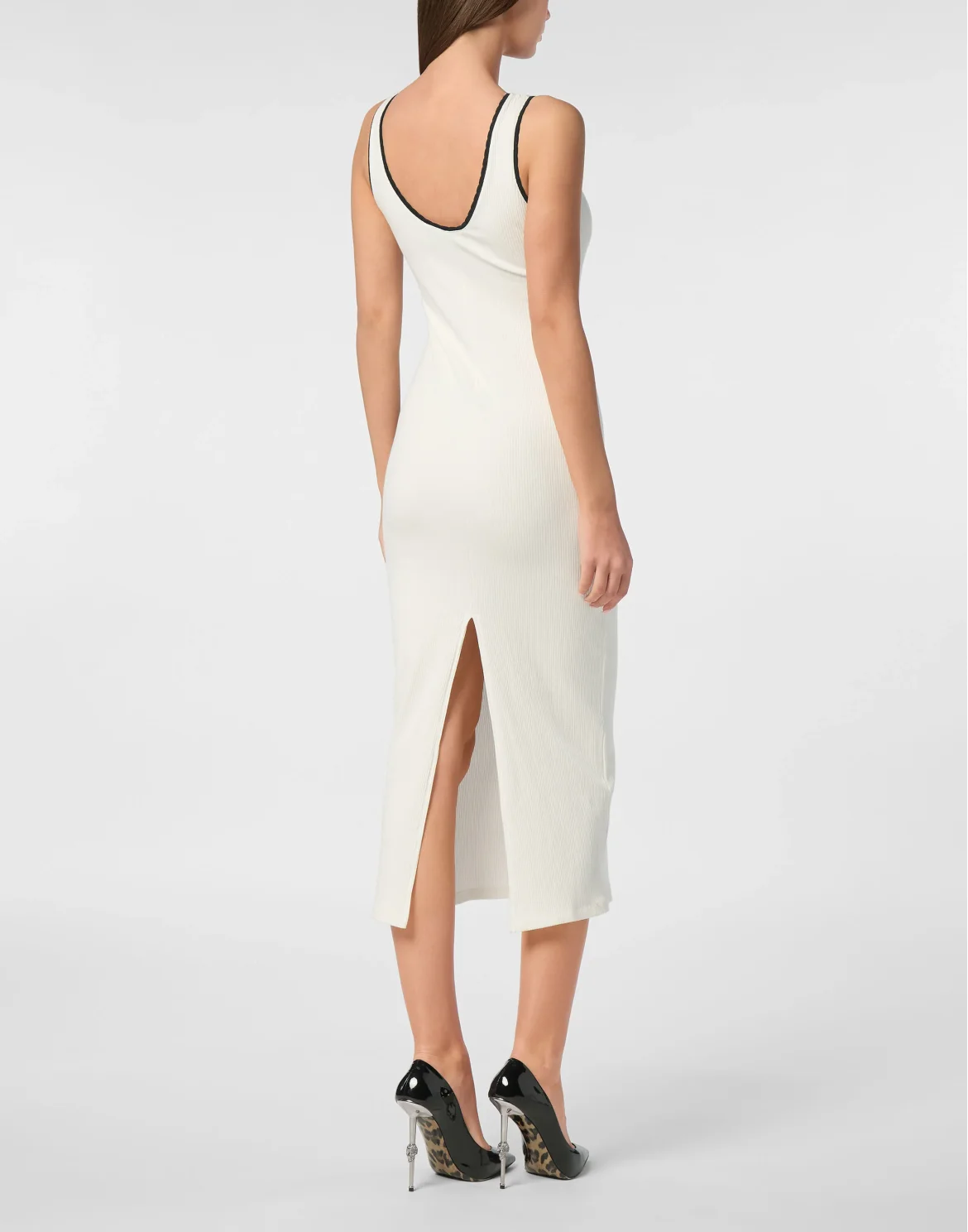 Long Dress Rib, цвет: Бежевый