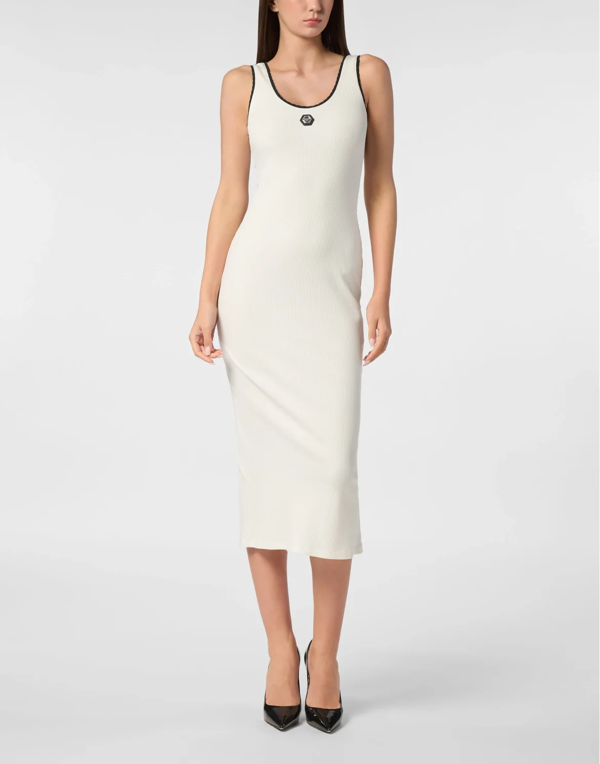 Long Dress Rib, цвет: Бежевый