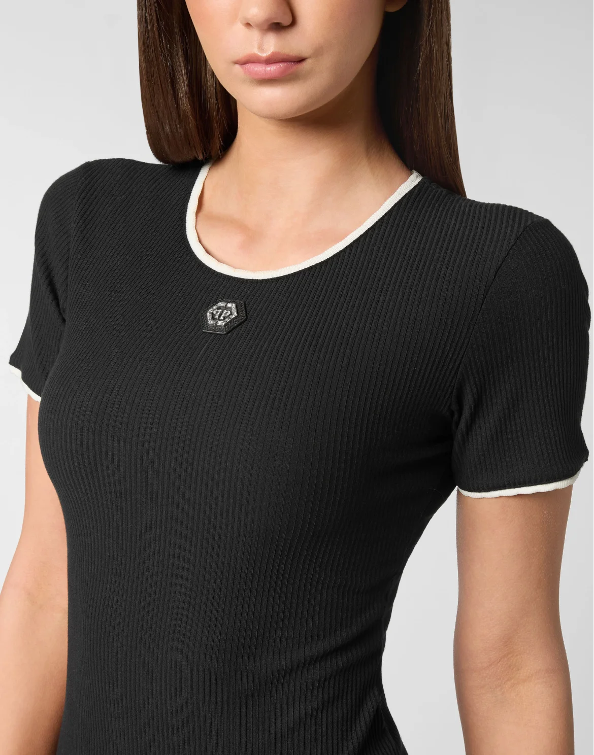 Short Dress Mini Sleeves, цвет: Черный