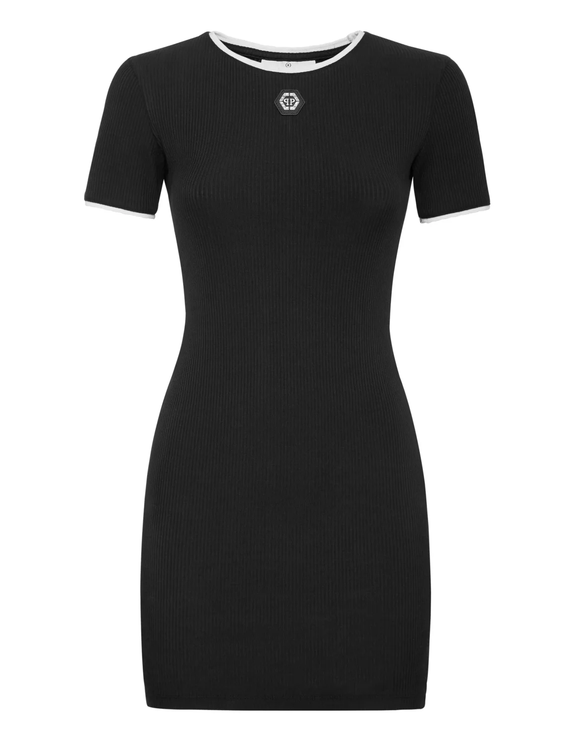 Short Dress Mini Sleeves, цвет: Черный