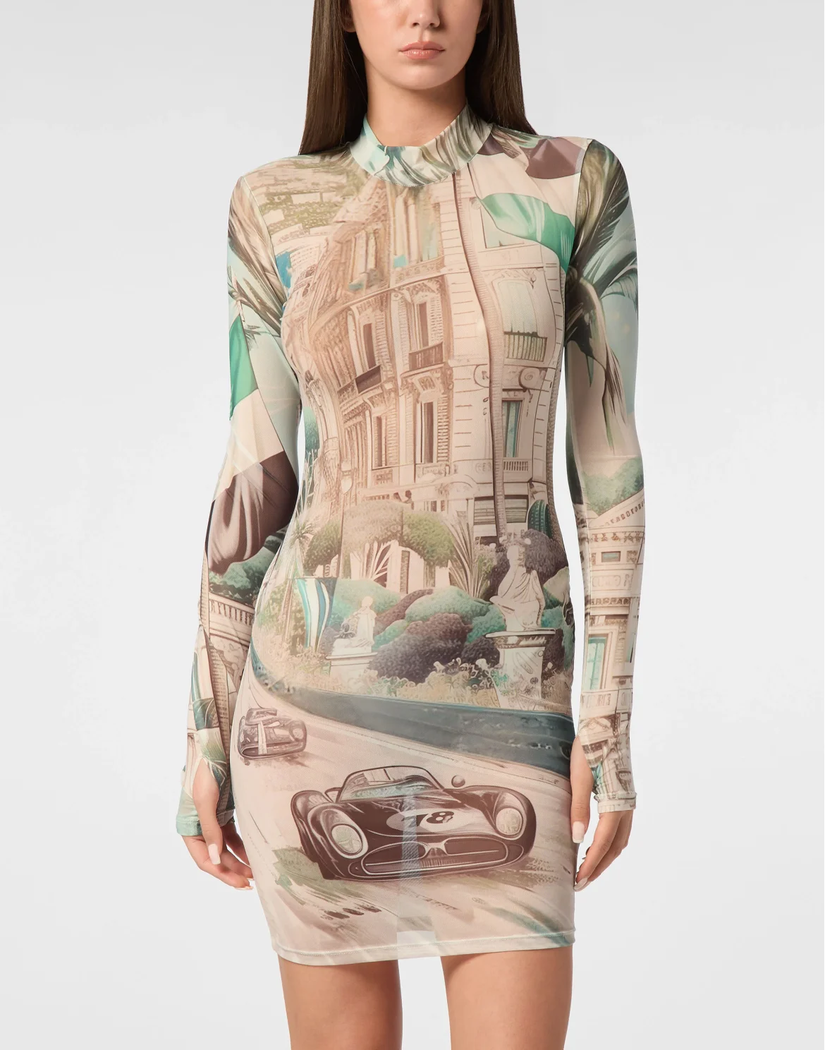 Long Dress Racing, цвет: Мультиколор