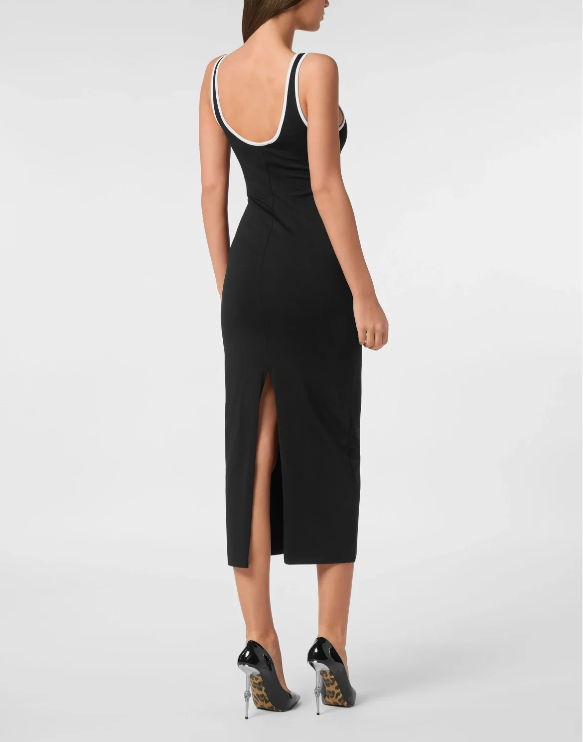 Tanktop Long Dress Signature, цвет: Черный