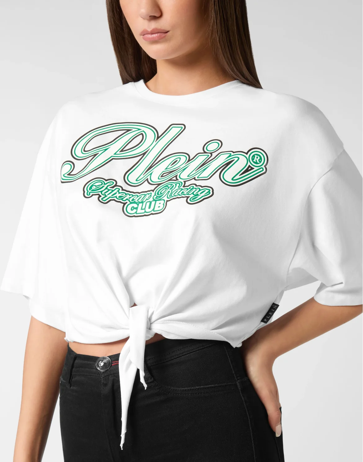 T-shirt Round Neck SS Racing Club Crop, цвет: Белый