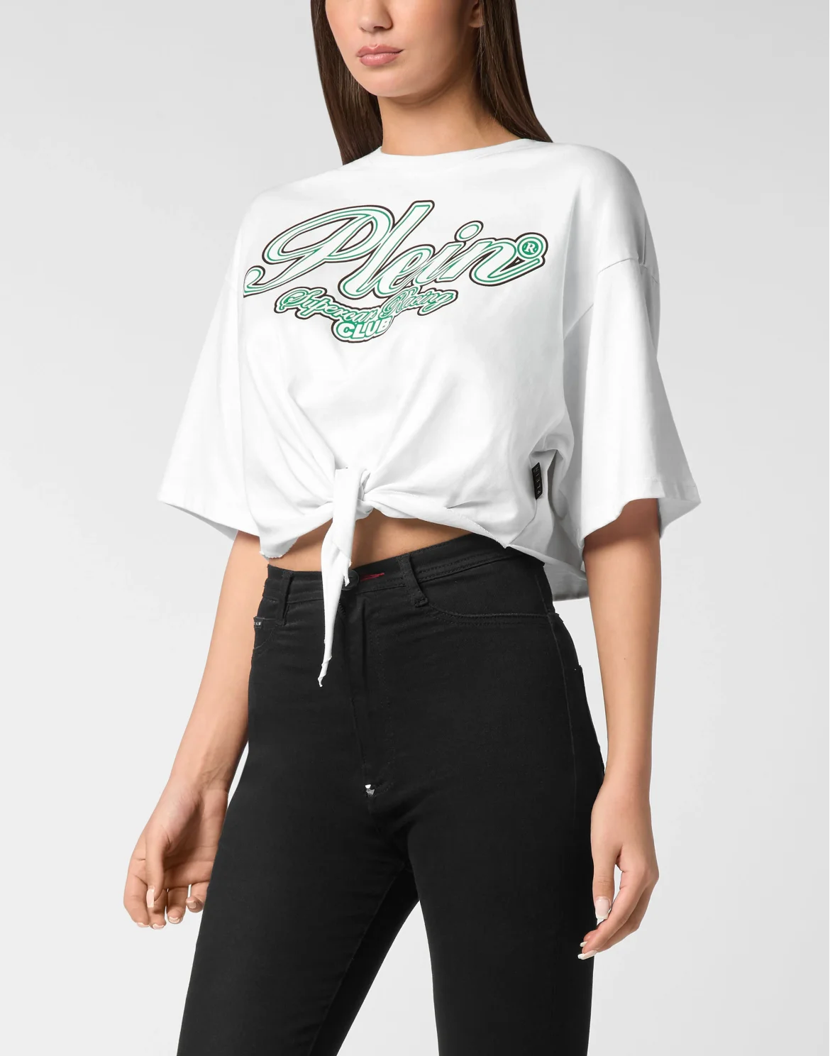 T-shirt Round Neck SS Racing Club Crop, цвет: Белый