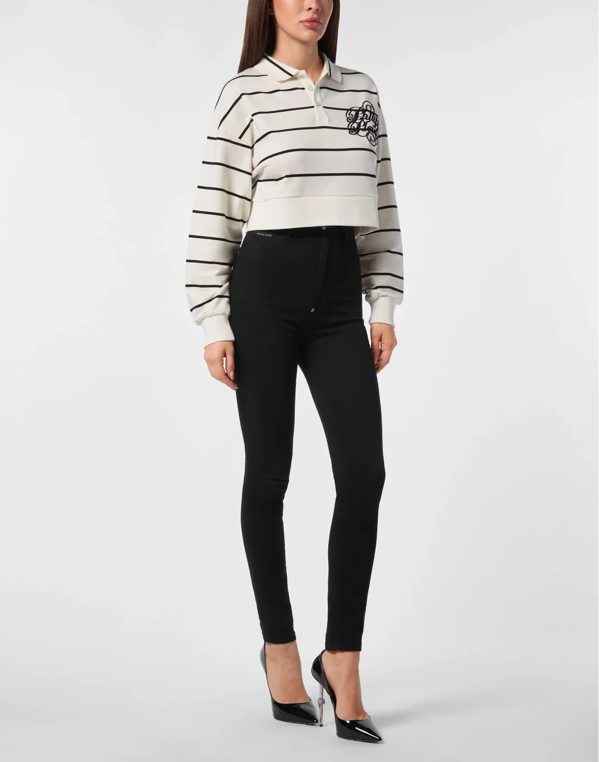 Polo shirt LS Lines, цвет: Бежевый