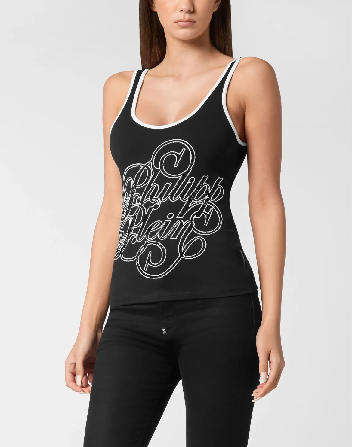 Tank top Signature, цвет: Черный