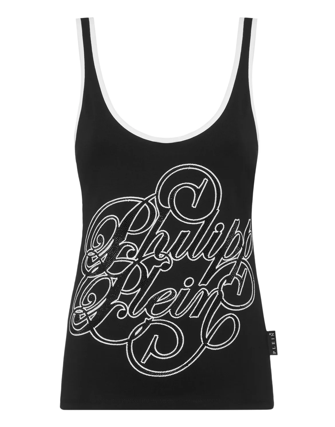 Tank top Signature, цвет: Черный