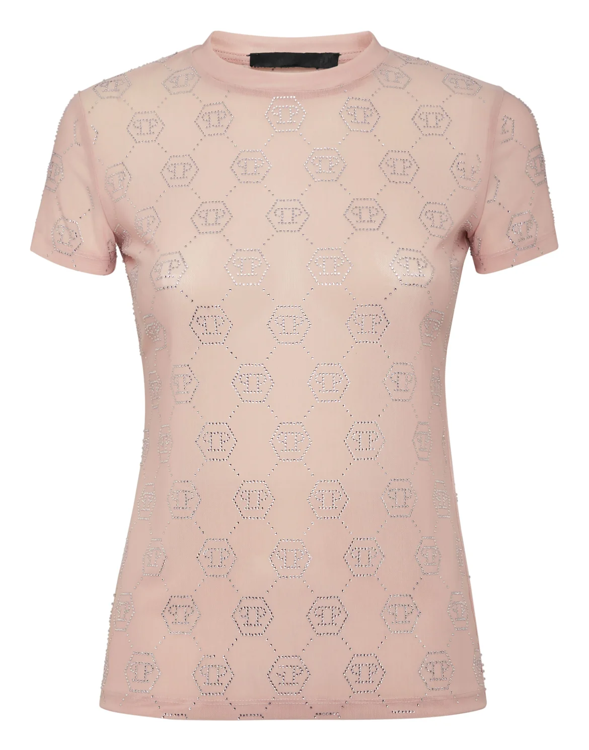 T-Shirt Sexy Pure Monogram Strass, цвет: Розовый