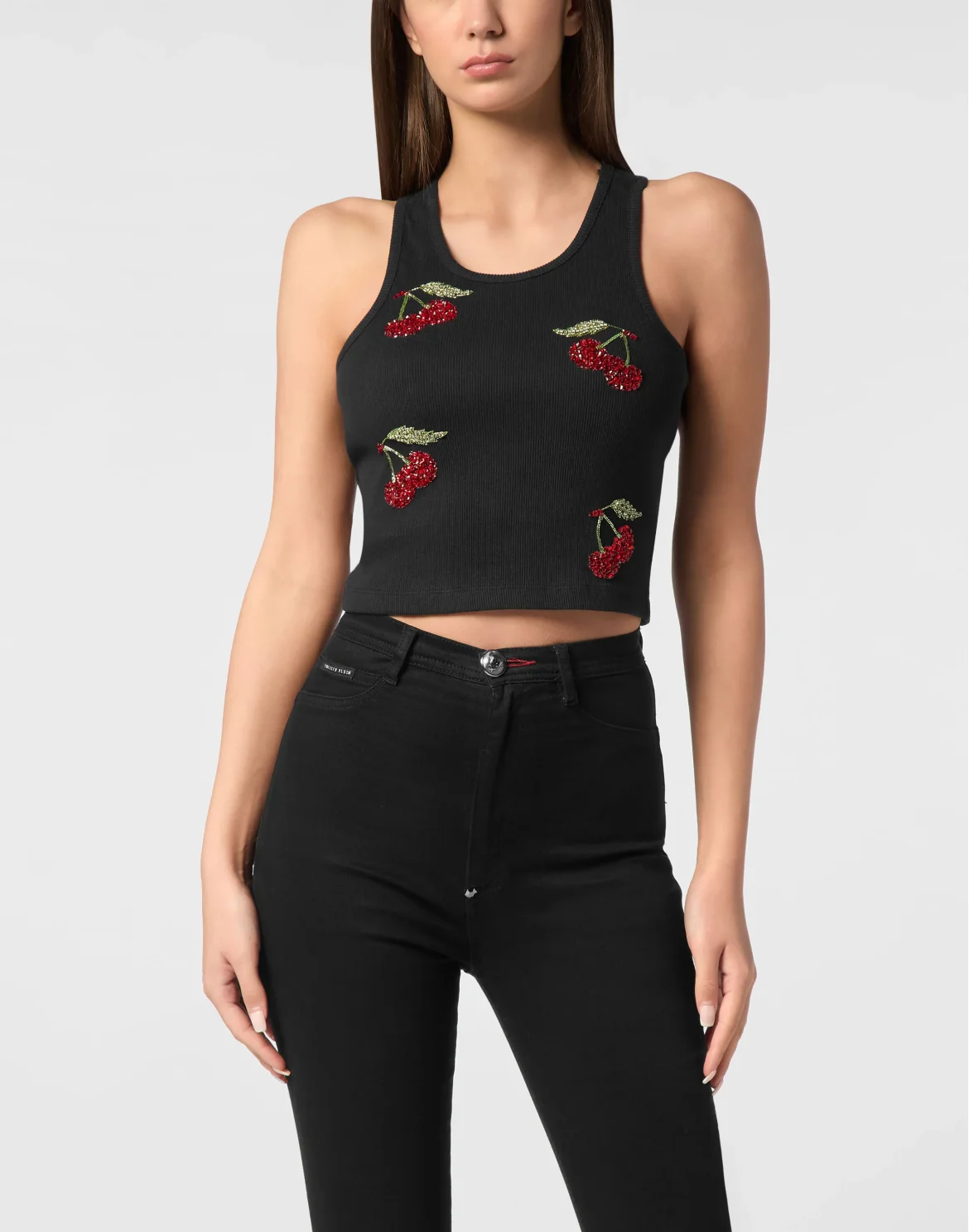 Tank top Cherries, цвет: Черный