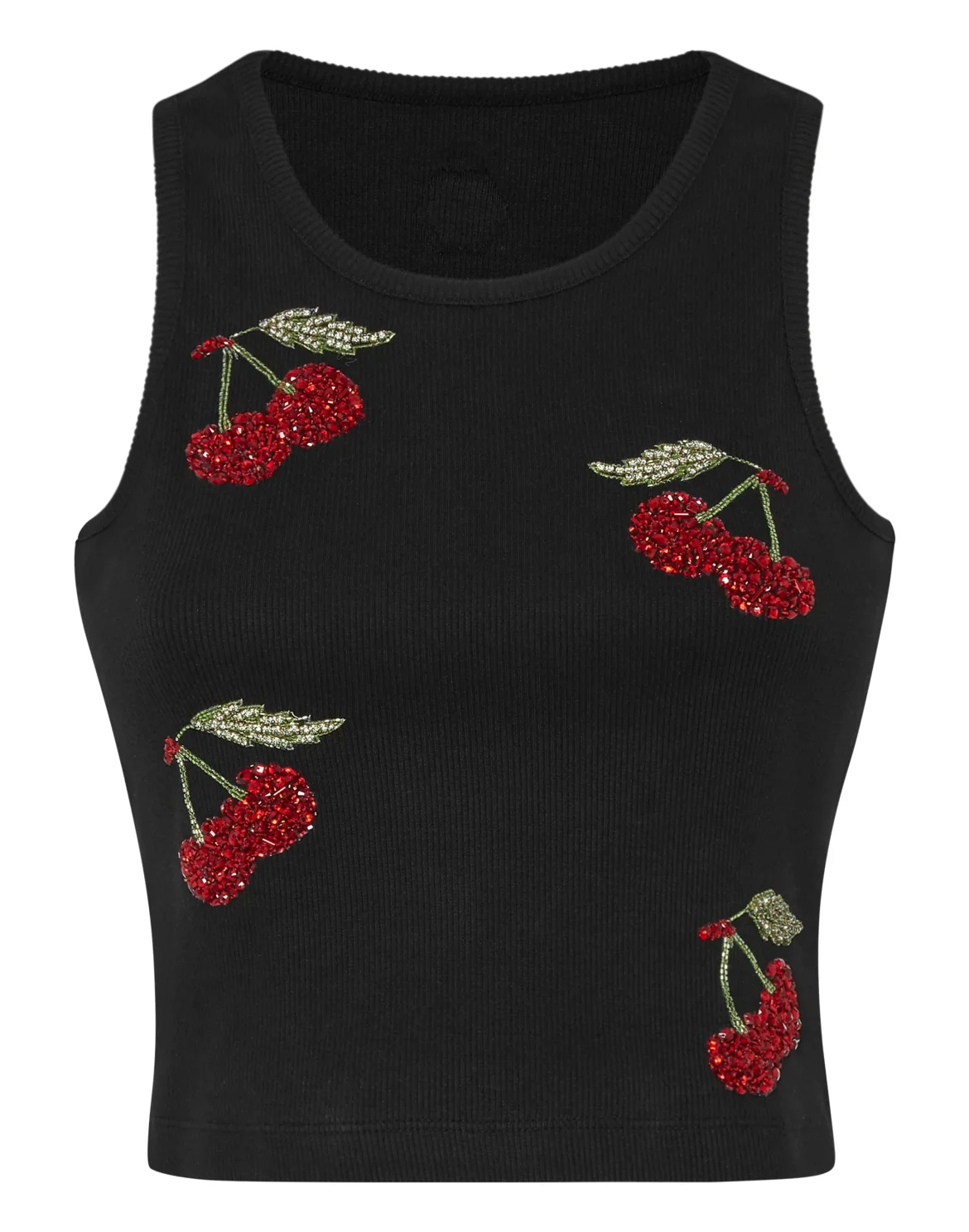 Tank top Cherries, цвет: Черный