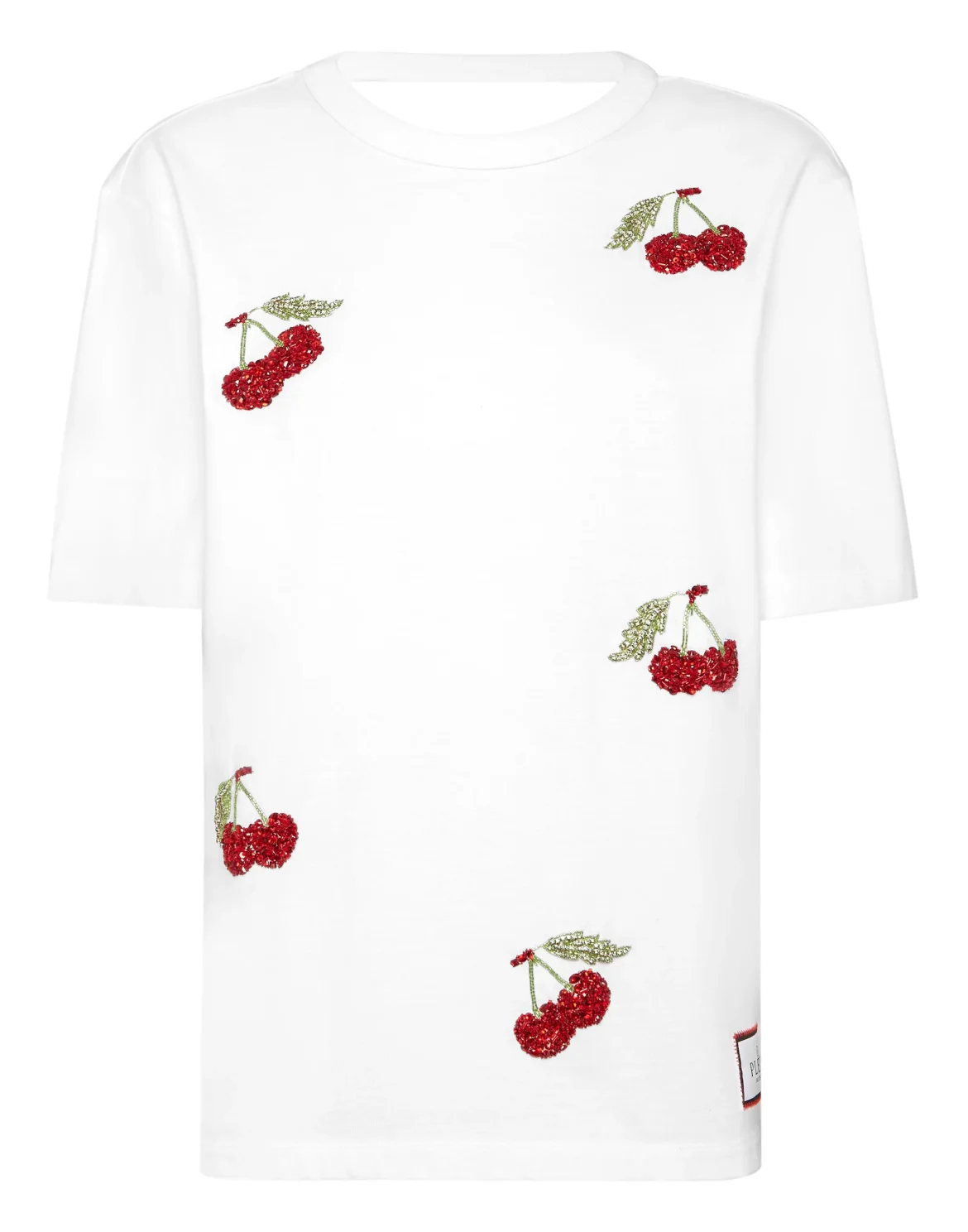 T-Shirt Man Fit Rib Cherries, цвет: Белый