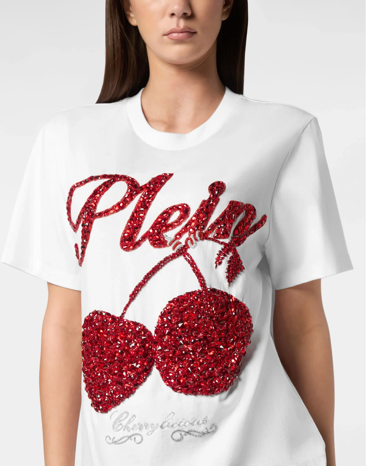 T-Shirt Man Fit Cherries, цвет: Белый