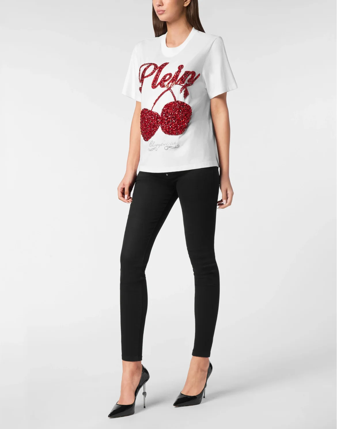 T-Shirt Man Fit Cherries, цвет: Белый