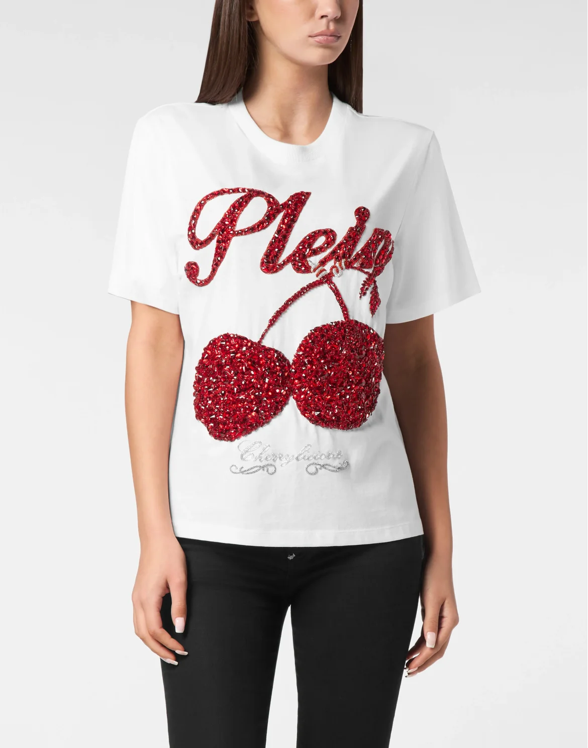 T-Shirt Man Fit Cherries, цвет: Белый