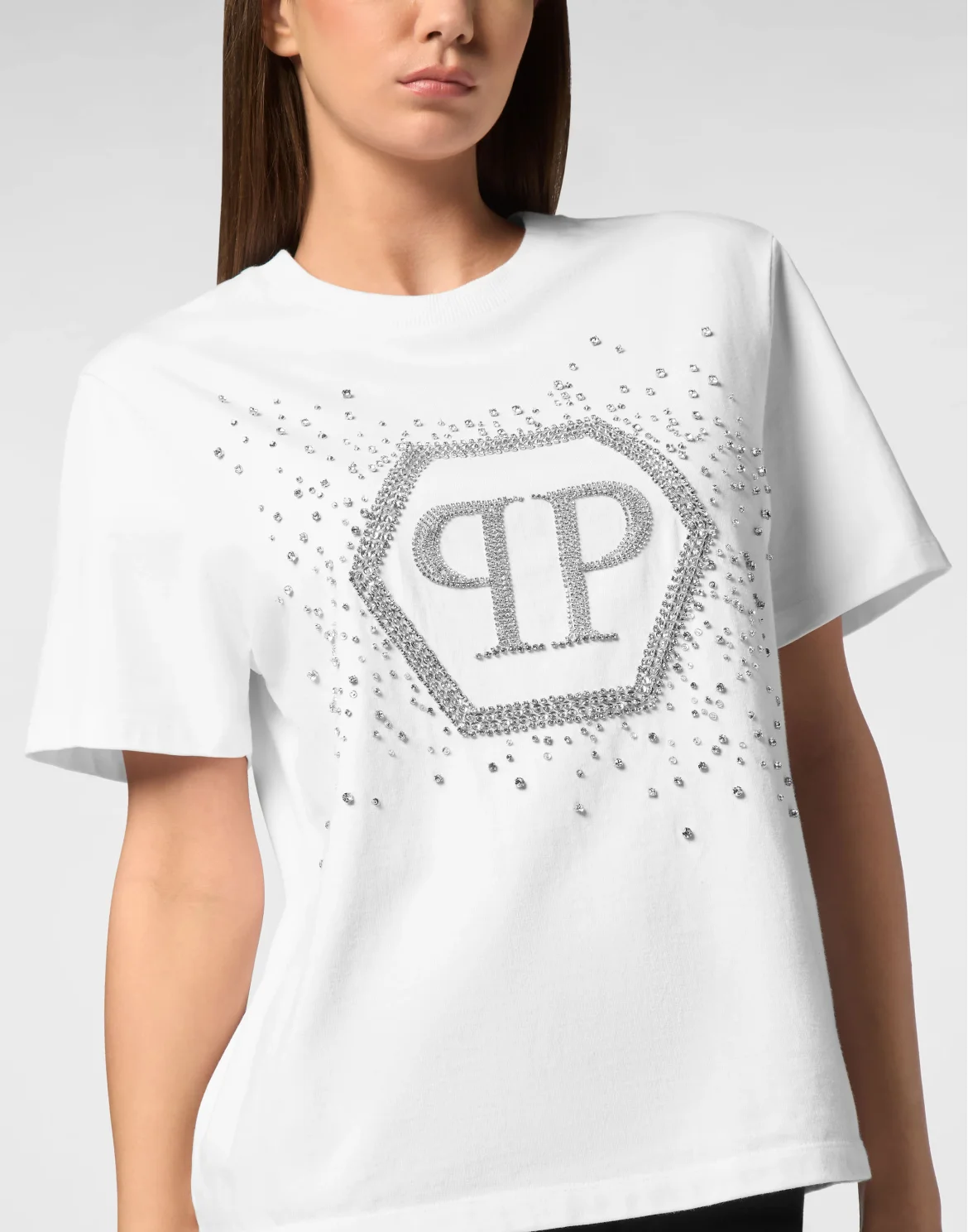 T-Shirt Man Fit Hexagon, цвет: Белый