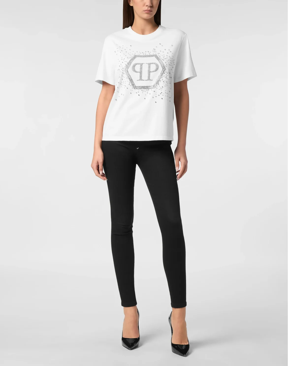 T-Shirt Man Fit Hexagon, цвет: Белый