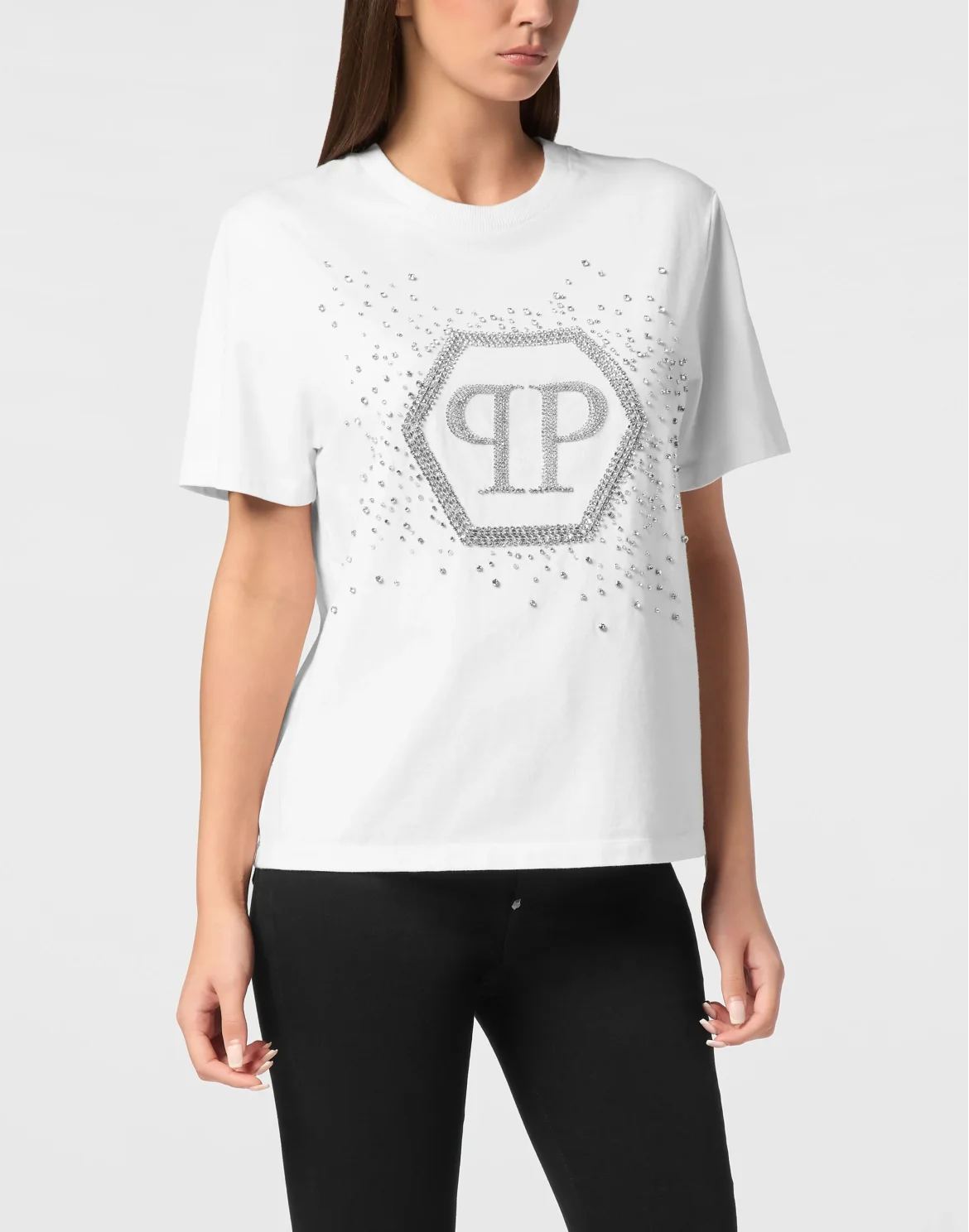 T-Shirt Man Fit Hexagon, цвет: Белый