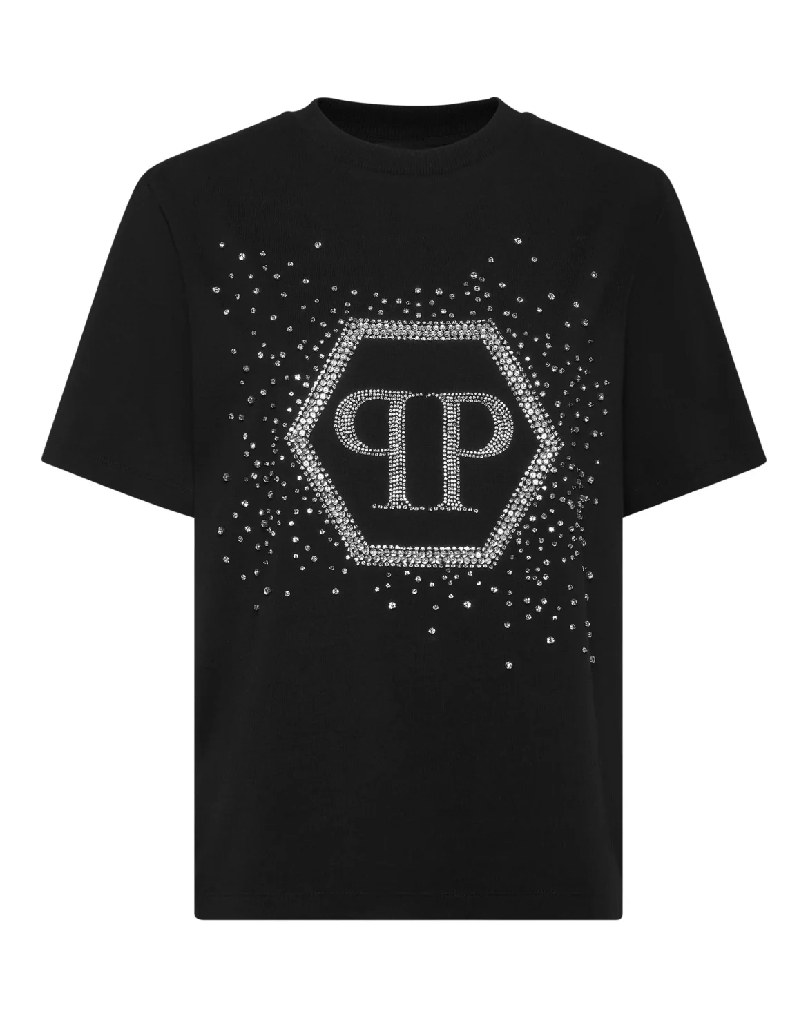 T-Shirt Man Fit Hexagon, цвет: Черный