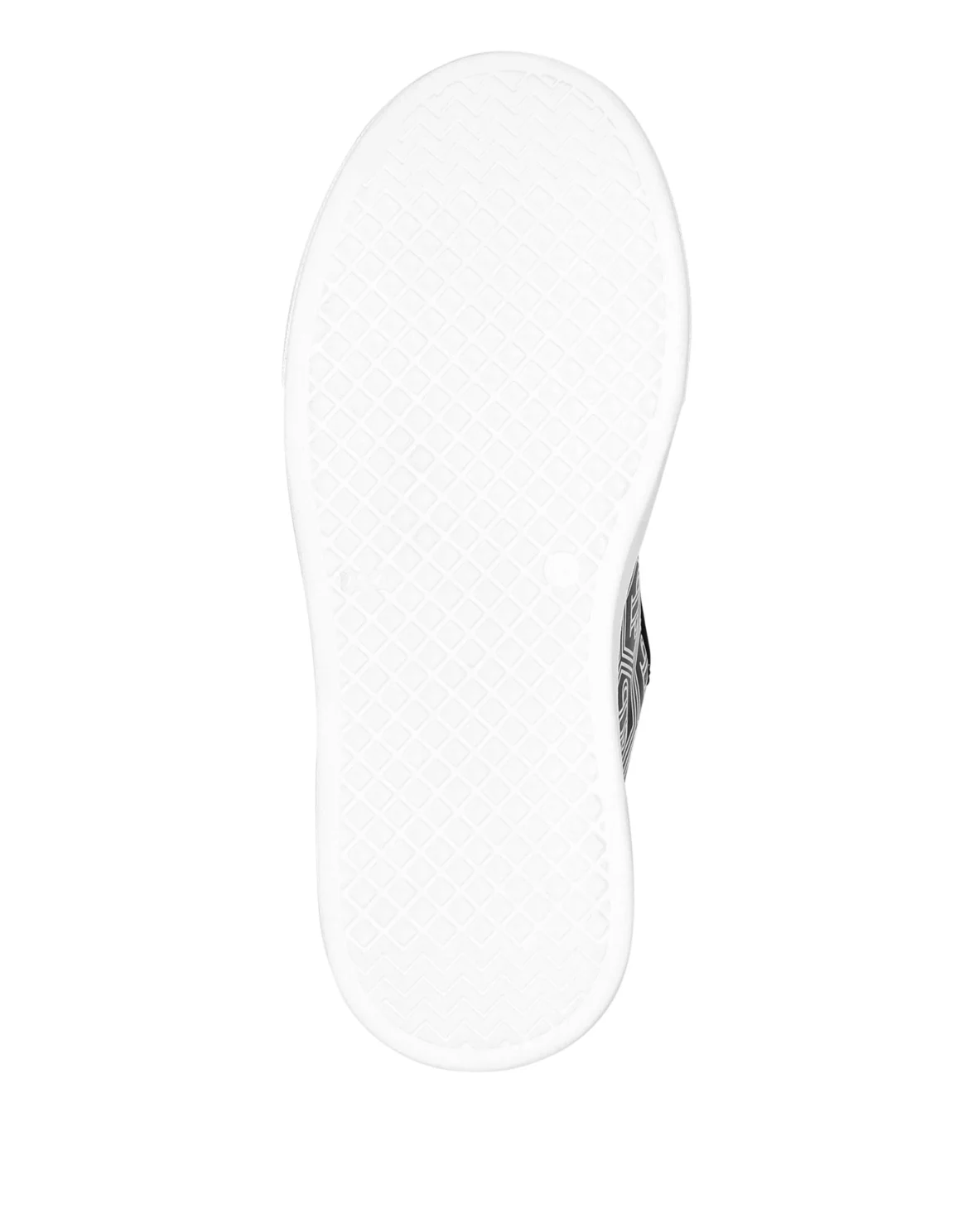 Leather Lo-Top Sneakers Hexagon Monogram, цвет: Черный