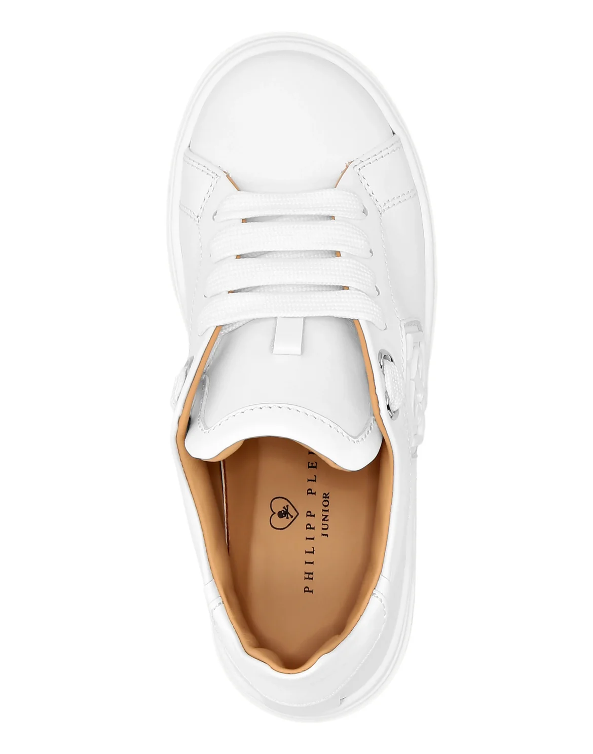 Leather Lo-Top Sneakers Hexagon, цвет: Белый