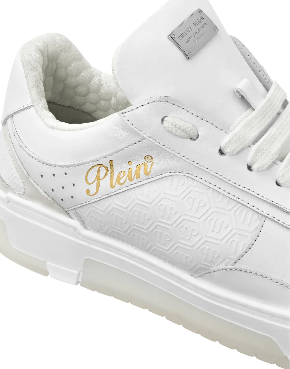 Low-Top Sneakers Nappa Suede, цвет: Белый