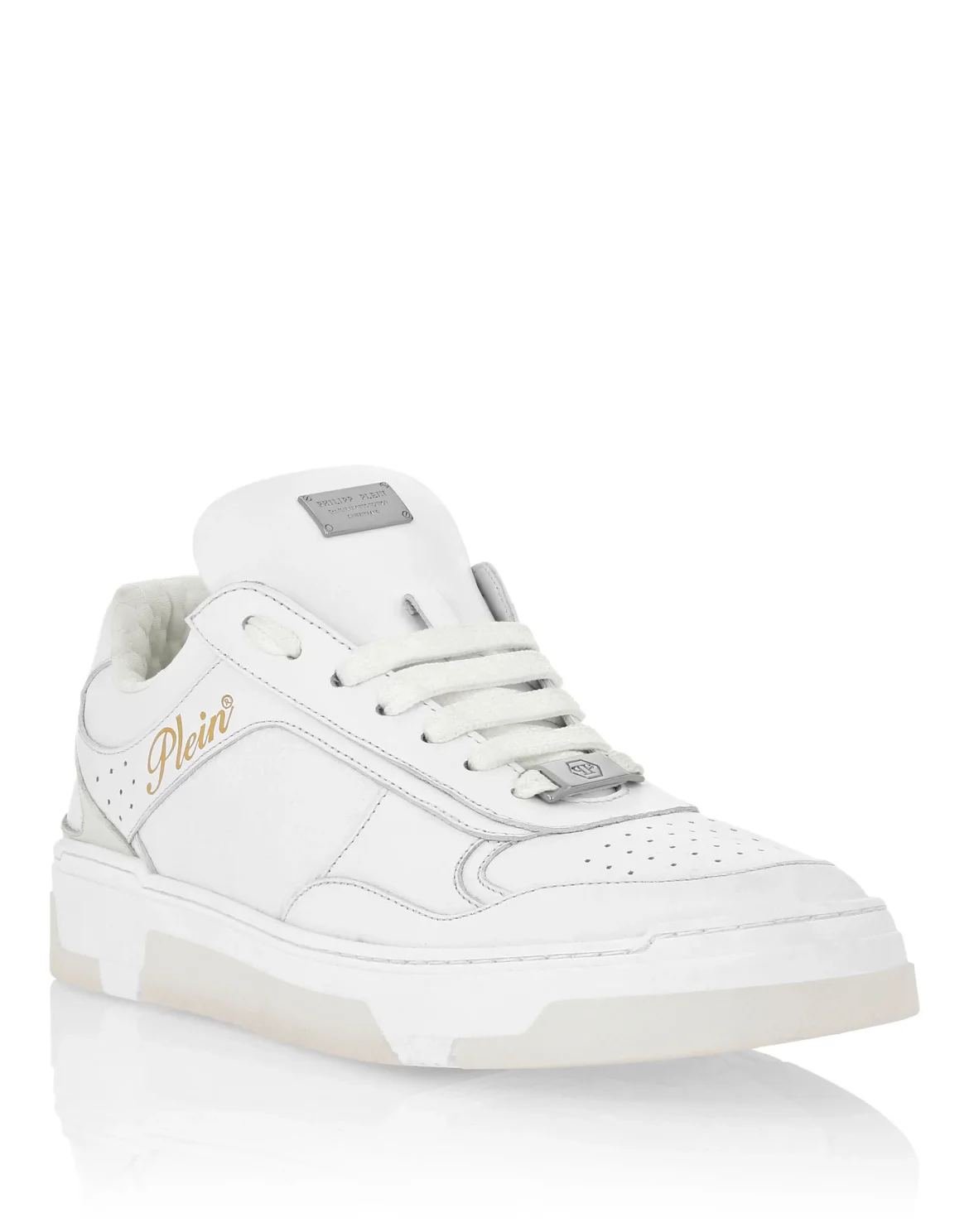 Low-Top Sneakers Nappa Suede, цвет: Белый
