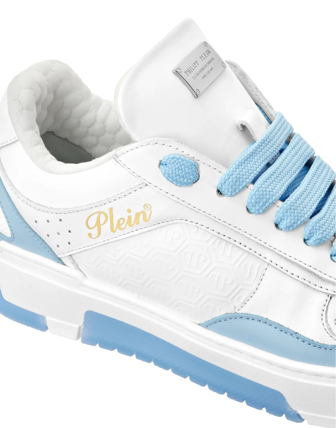 Low-Top Sneakers Nappa Suede, цвет: Голубой