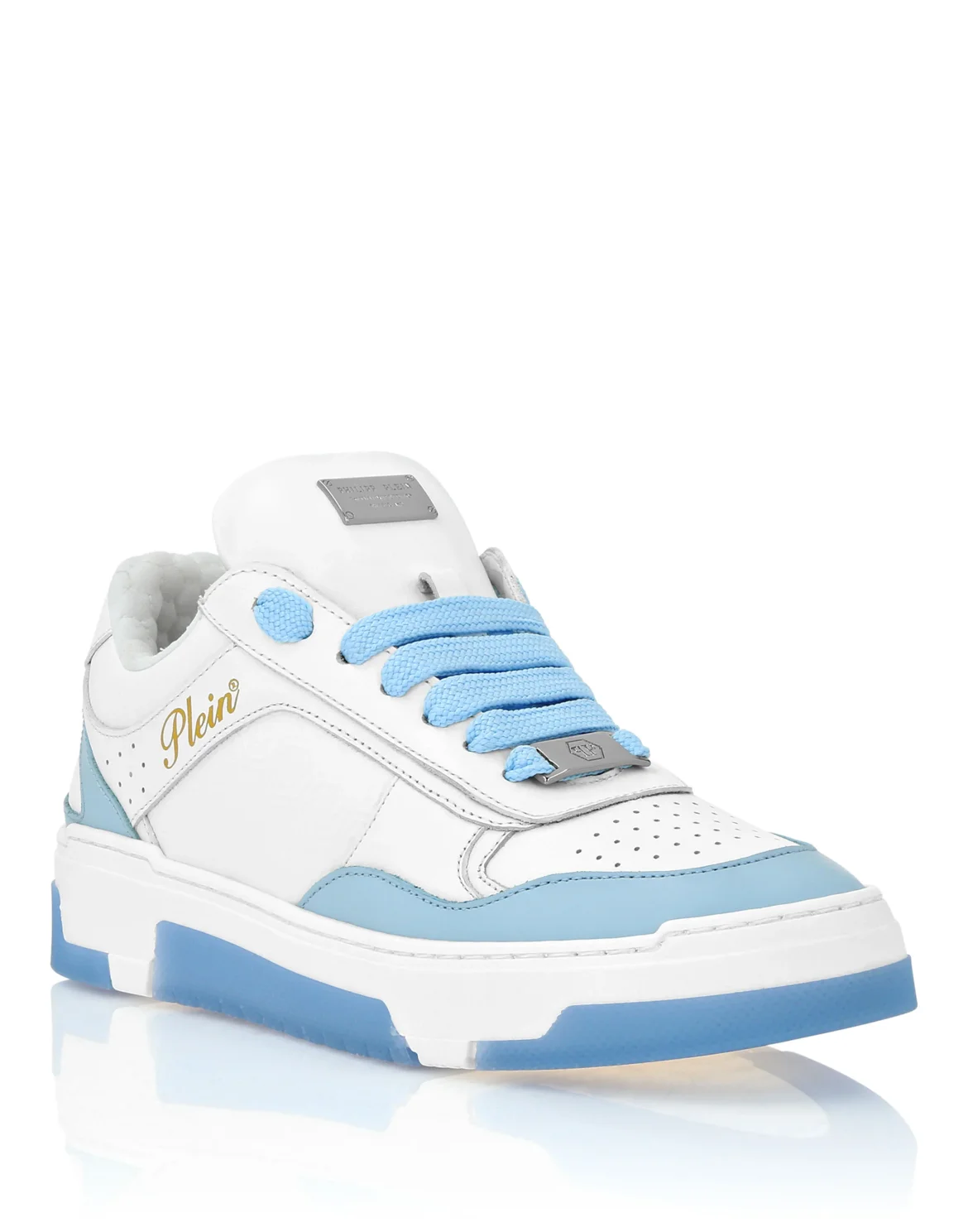 Low-Top Sneakers Nappa Suede, цвет: Голубой