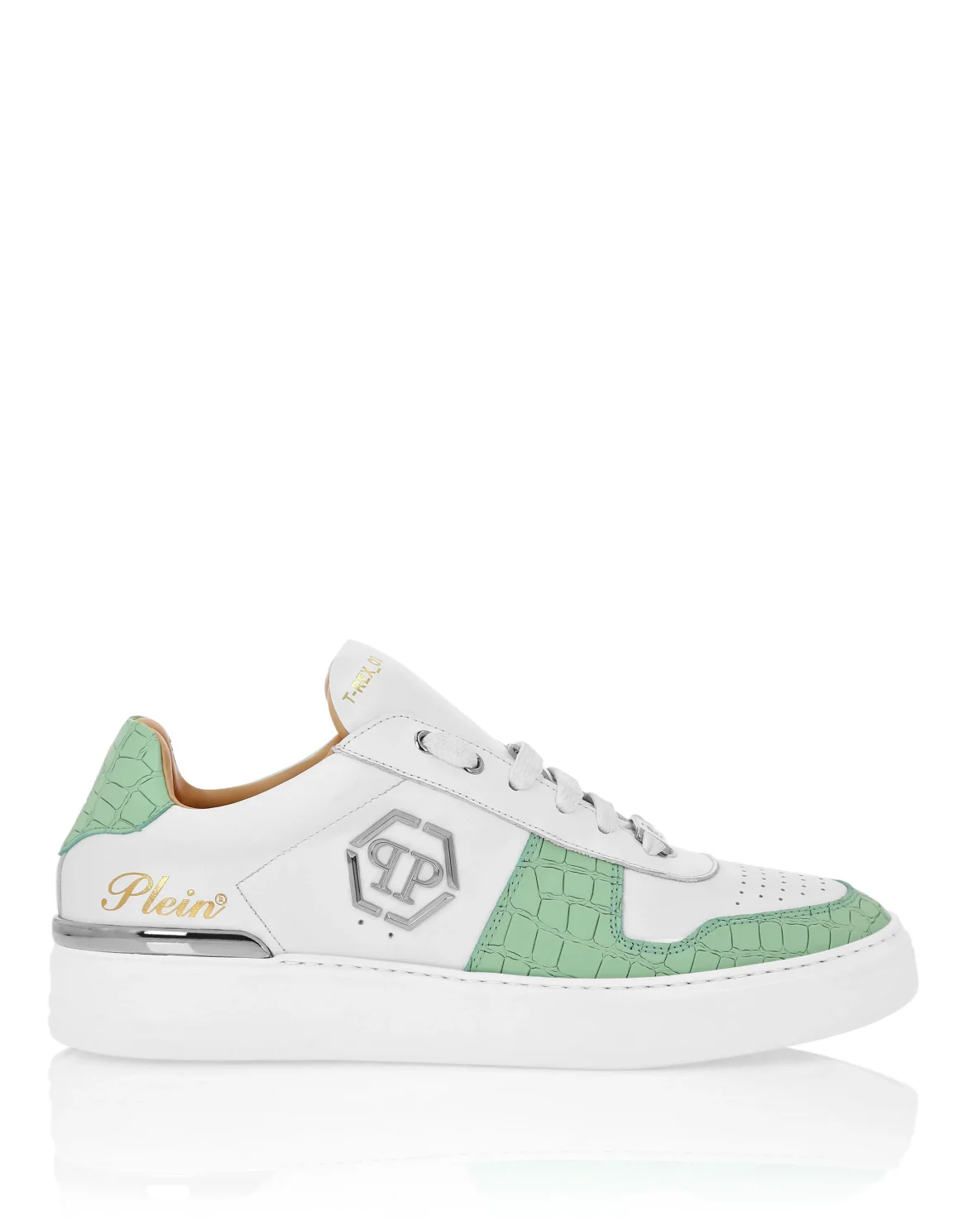 Low-Top Sneakers, цвет: Зеленый