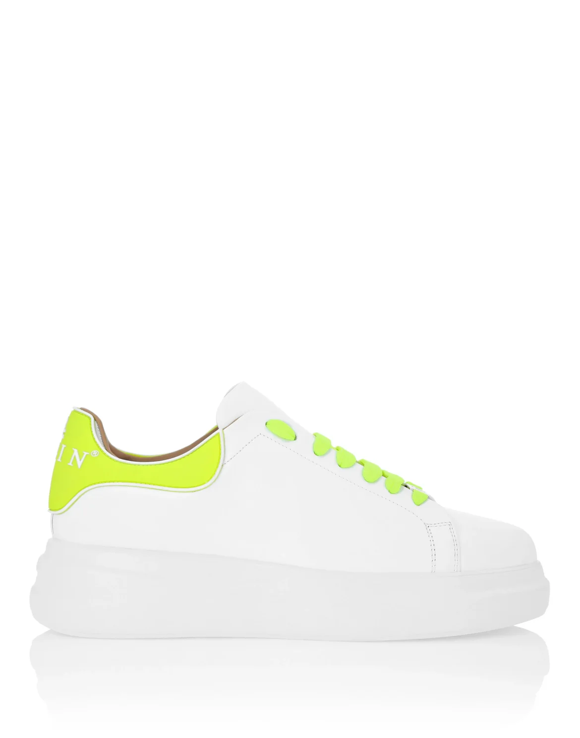 Nappa Leather Sneakers Low Top, цвет: Зеленый